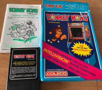 Donkey Kong intellivision Game by Coleco 1981