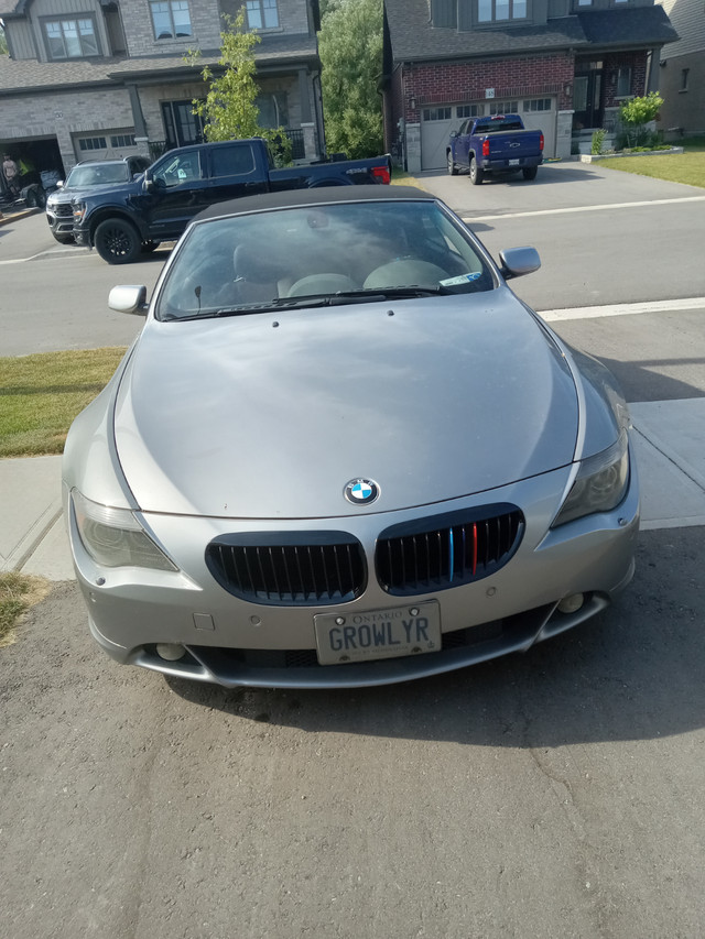 2004 BMW 645Ci convertible, Silber-grigio, gold forged alloys in Classic Cars in City of Toronto