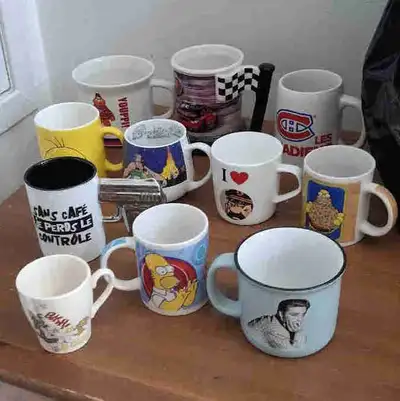 onzes tasses 30$ou 5$chaque, View more