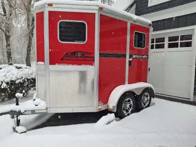 2 horse aluminum trailer Fletchers, View more