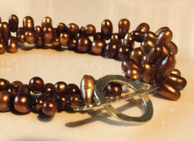 Double-wrap Freshwater Pearl Bracelet in Jewellery & Watches in Petawawa