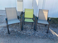three summer outdoor chairs for sale 