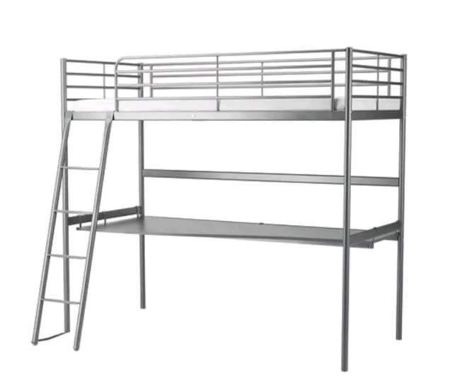 Ikea loft bed with desk. Beds & Mattresses La Ronge Kijiji