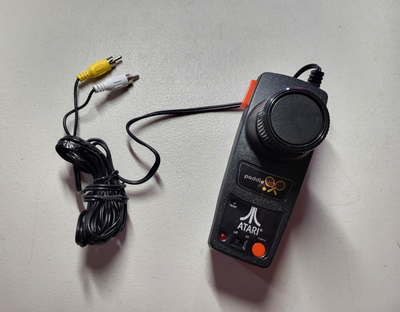 JAKKS Pacific ATARI PADDLE Plug N Play 13 in 1 TV Game Dual Controller 1 player Games: Super breakou...