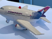 Hawaiian PULLBACK PLANE LIGHTS SOUND 140321 Plastic Plane Toy