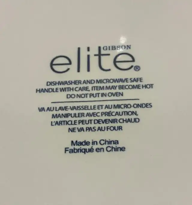 Elite. GIBSON 7 set Dishes $35 for sale. in Kitchen & Dining Wares in Ottawa - Image 4