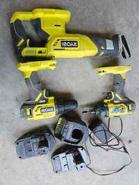 Set of three tools