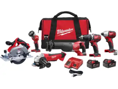 Brand new untouched This comprehensive toolkit set includes essential power tools: - 1/2" Hammer Dri...