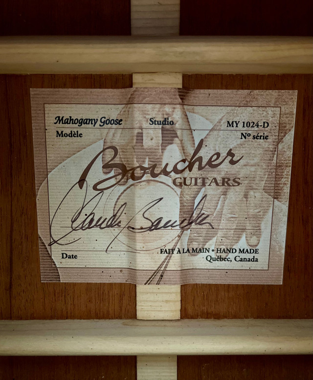 Guitare Boucher Gauchère / Left Handed dans Guitares  à Ville de Montréal - Image 2