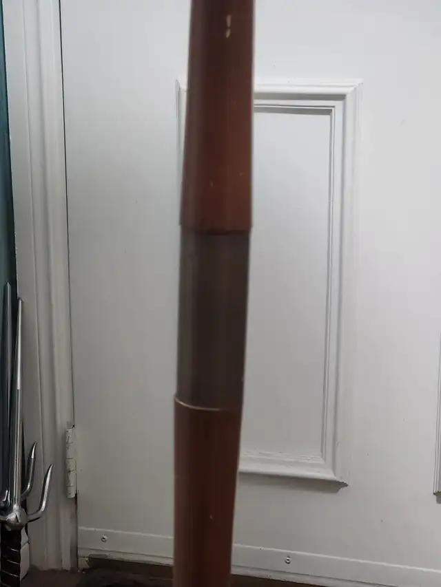 Vintage Light MCM 60s Floor Lamp Wood + Metal + Fiberglass Shade in Indoor Lighting & Fans in City of Toronto - Image 5