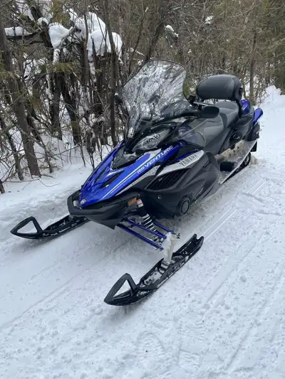 *for sale in Havelock, On area Yamaha Snowmobile Low kilometers, comfortable/warm Touring ride. 2 se...