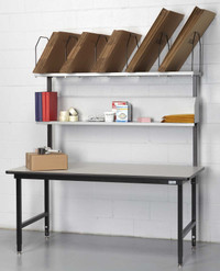 WORKSTATIONS, PACKAGING STATIONS, WORKBENCHES, SHIPPING STATIONS