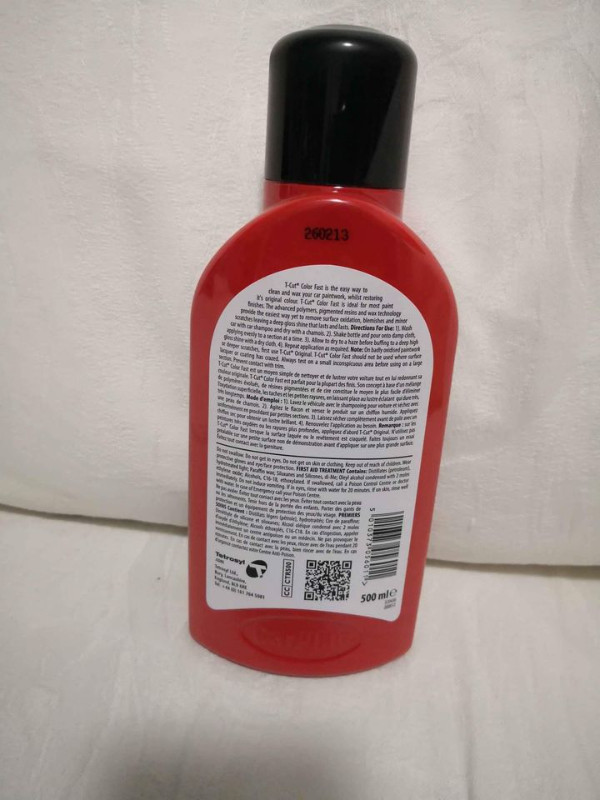 T-Cut Color Fast 3 in 1 Red-500ml in Other in Burnaby/New Westminster - Image 2