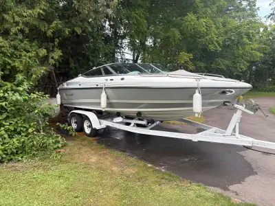 Boat has been well taken care of and in good condition. Stored inside every winter and always winter...