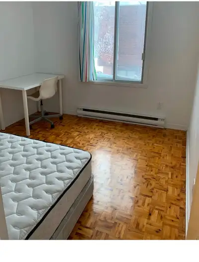 Belle chambre a louer renove et tout inclus( meuble, electricity, internet , chauffage, eau chaude…)...