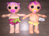 Baby Lalaloopsy 2x Set Cute Friends Child Gift 2 Play Pink Girls