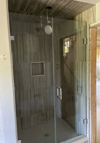 Glass Shower Doors Like New – Demolition Sale