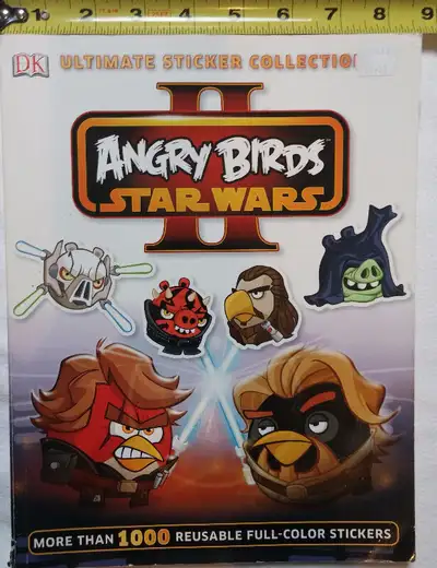 Star Wars Angry Bird Ultimate Sticker Book - missing a few stickers $5.00 . From a smoke free Home (...
