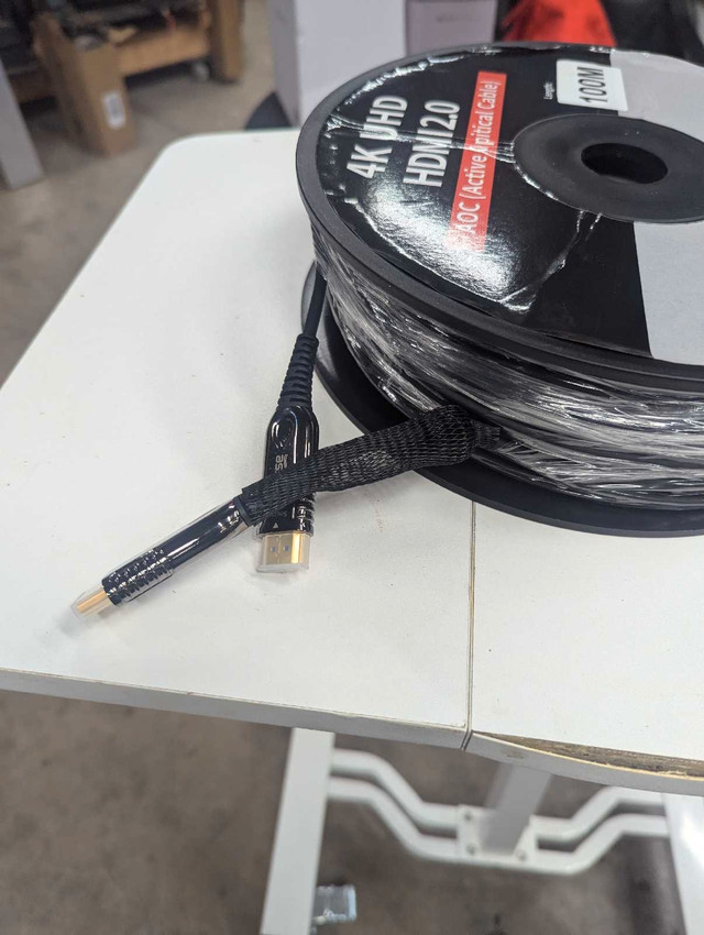 100m HDMI optical cable  in Stereo Systems & Home Theatre in St. Catharines - Image 2