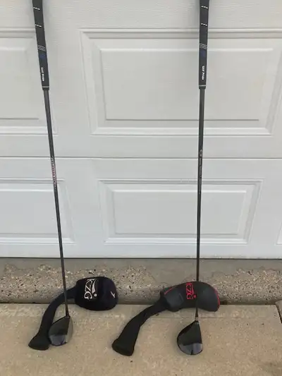 KZG Drivers 9 degree RH graphite shafted drivers - GREAT SHAPE, View more
