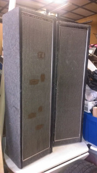 Available - Altec Lansing 1207B Tower Speakers w Tolex