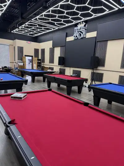 Brand New Foosball Table and Billiard Tables, View more