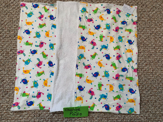 Baby Change Pads and Burp Cloths, Custom Made in Bathing & Changing in Brockville - Image 4