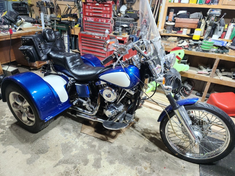1975 Harley Davidson Shovelhead Trike Street, Cruisers & Choppers