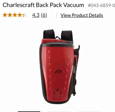 Backpack Vacuum 