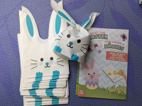 40 brand new bunny plastic gift bags