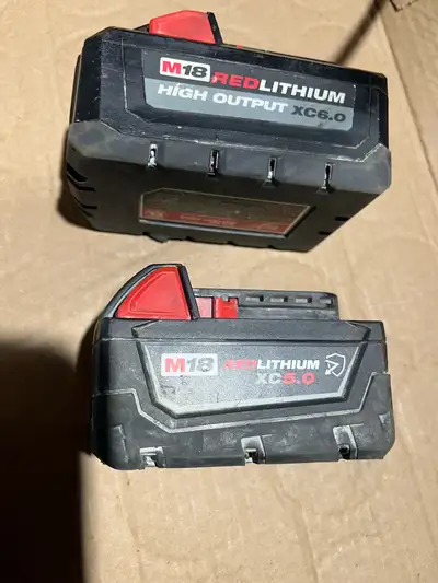 Milwaukee batteries , View more