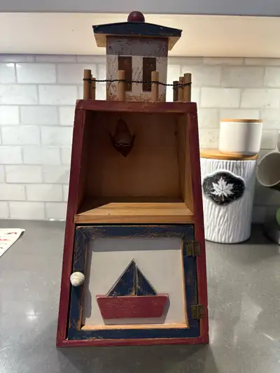 Cute Wooden Lighthouse Shelf, View more