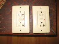 GFI electrical wall plugs