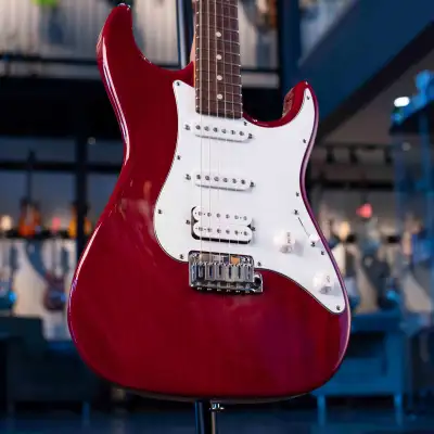 Suhr Custom Standard - Trans Red with G&G Deluxe Hardshell Case, View more