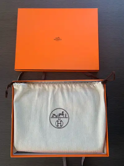 HERMES ZIP TABLET POUCH BLACK EPSOM LEATHER BRAND NEW 100% AUTH, View more