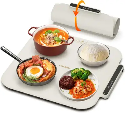 NEW Electric Food Warming Tray Portable Foldable 3 Temp settings, View more