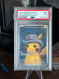 PSA 9 2021 Pokémon Pikachu Van Gogh 