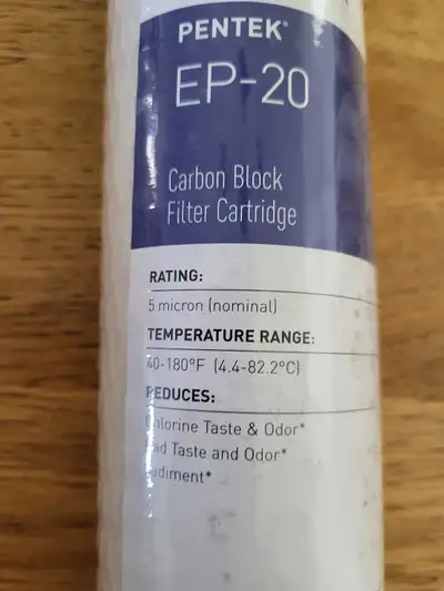 PENTEK 20 INCH EP-20 CARBON BLOCK WATER FILTERS $25 EACH, View more