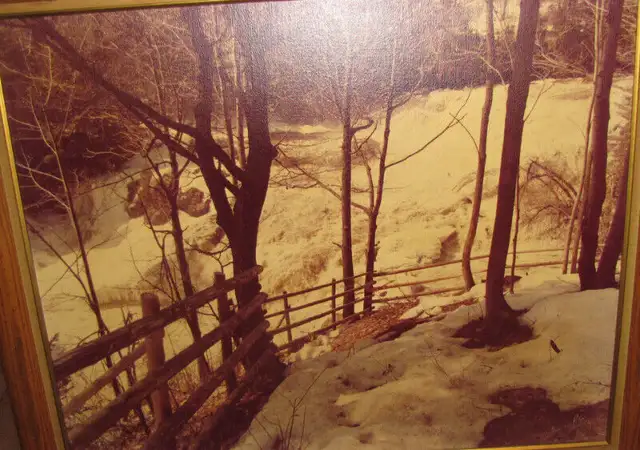 Photo sur toile avec cadre en bois (photo on canvas with frame) in Home Décor & Accents in Gatineau - Image 3