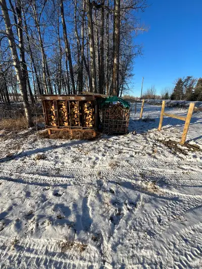 Firewood Stand open for 2026 season. $20 dollars for two racks or $60 for a 1/3 of a cord. Cords ava...