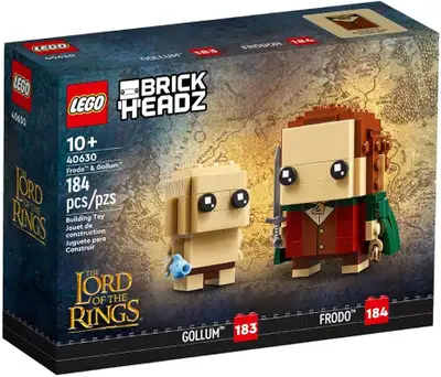 LEGO BrickHeadz 40630 The Lord of the Rings Frodo & Gollum, View more