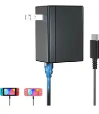 New Switch Charger for Nintendo Switch and Switch OLED Lite, AC 