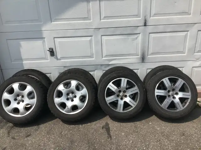 Used VW beetles Tires with Rims Winter Snow/all season in Tires & Rims in Oshawa / Durham Region - Image 3