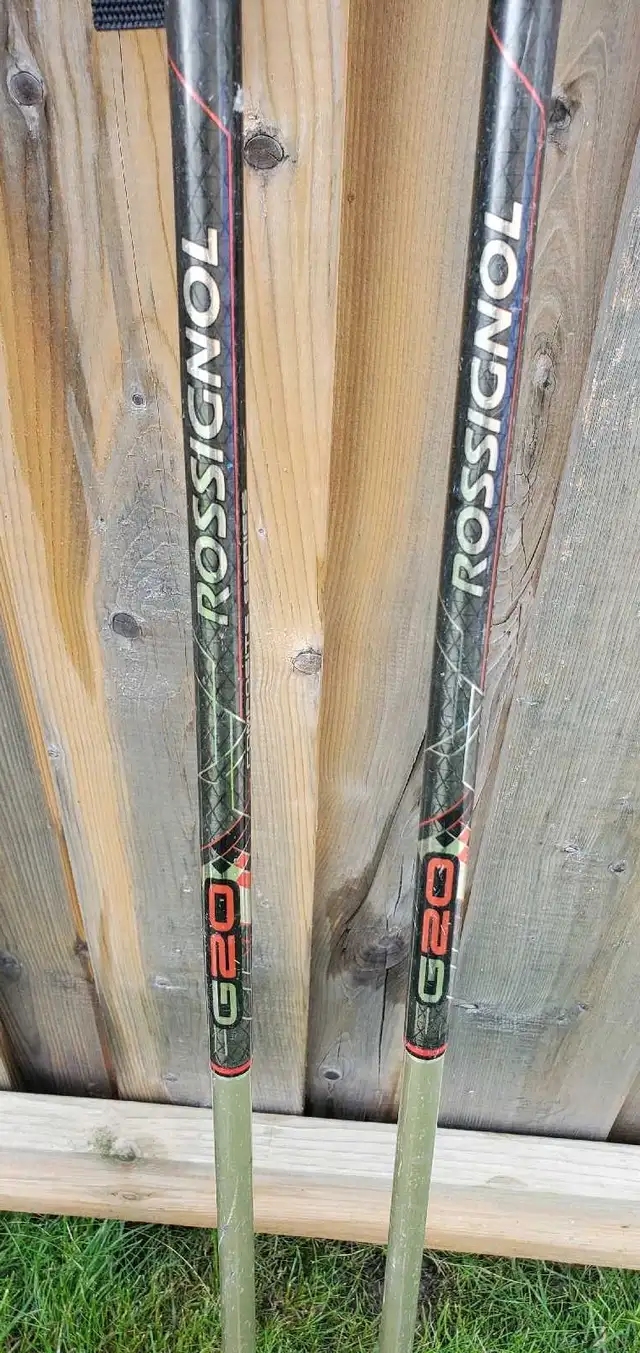 Vintage Kneissl Downhill Skis with Rossignol Poles in Ski in Oshawa / Durham Region - Image 8
