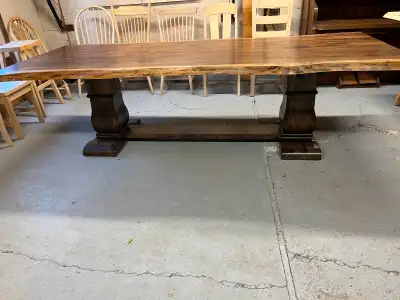 Live Edge Walnut Dining Table From Our Showroom, View more