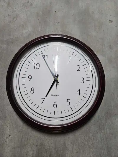 Wall Clock 12 inches diameter, View more
