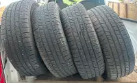 4 like new Goodyear 225/65R17 all seaosn 225 65 17 tires
