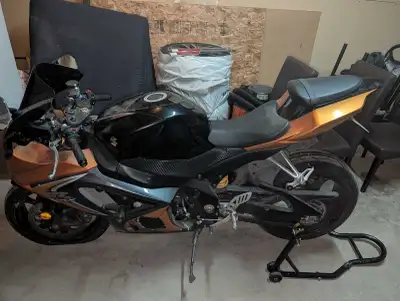 Bike need tires, battery, fluid change and chains. Motor is still solid. Don't have much time to rid...