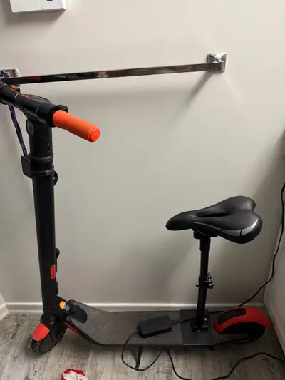 segway ninebot e2 - seat added (removable)), View more