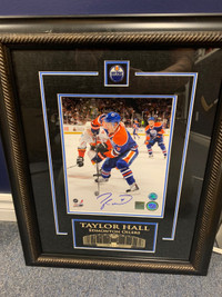 Taylor Hall Autographed Framed Picture 